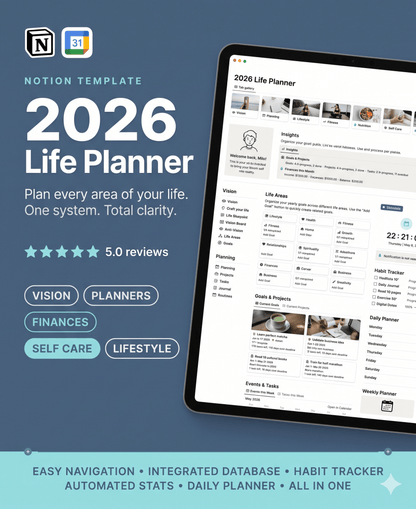 Here's exactly what this is — if your student life is scattered across 10 apps, sticky notes, and deadlines you find out about too late One system inside Notion life planner template that brings your entire student life into one place — set up in under 5 - NotionLifeSystem