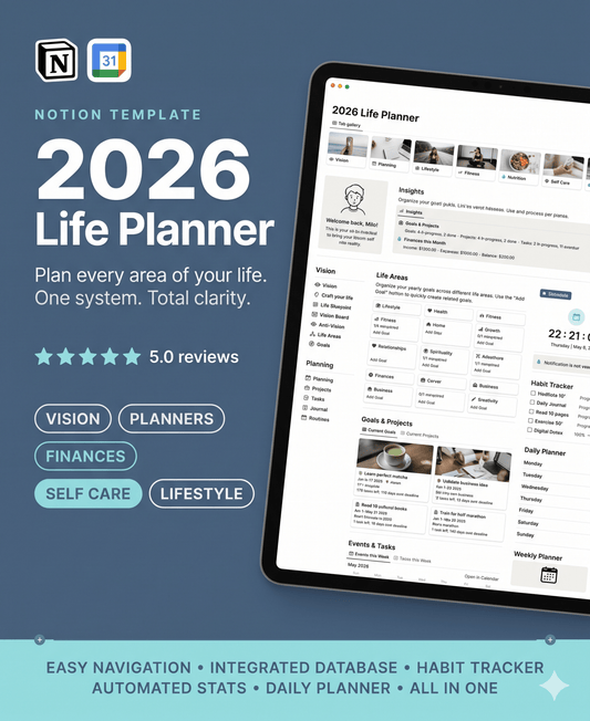 Here's exactly what this is — if your student life is scattered across 10 apps, sticky notes, and deadlines you find out about too late One system inside Notion life planner template that brings your entire student life into one place — set up in under 5 - NotionLifeSystem